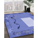 Machine Washable Transitional Denim Blue Rug in a Family Room, wshpat2783blu