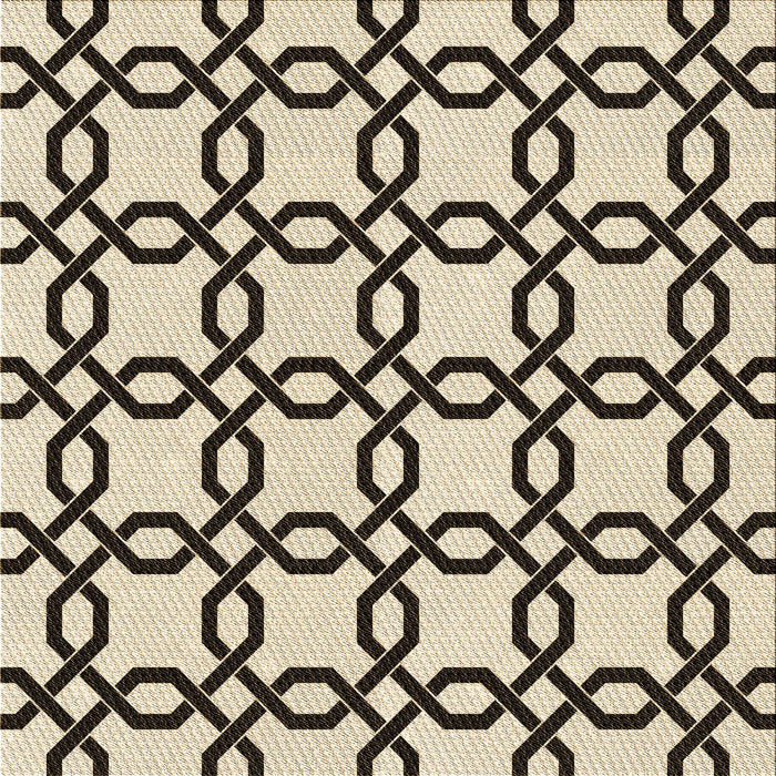 Round Machine Washable Transitional Vanilla Gold Rug, wshpat2784brn