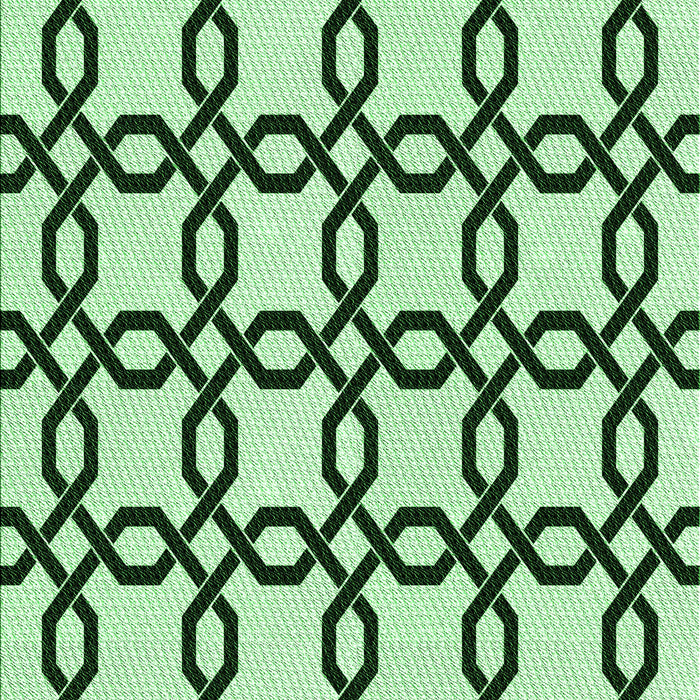 Patterned Mint Green Rug, pat2784grn