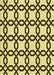 Machine Washable Transitional Mustard Yellow Rug, wshpat2784yw