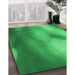 Machine Washable Transitional Neon Green Rug in a Family Room, wshpat2785grn