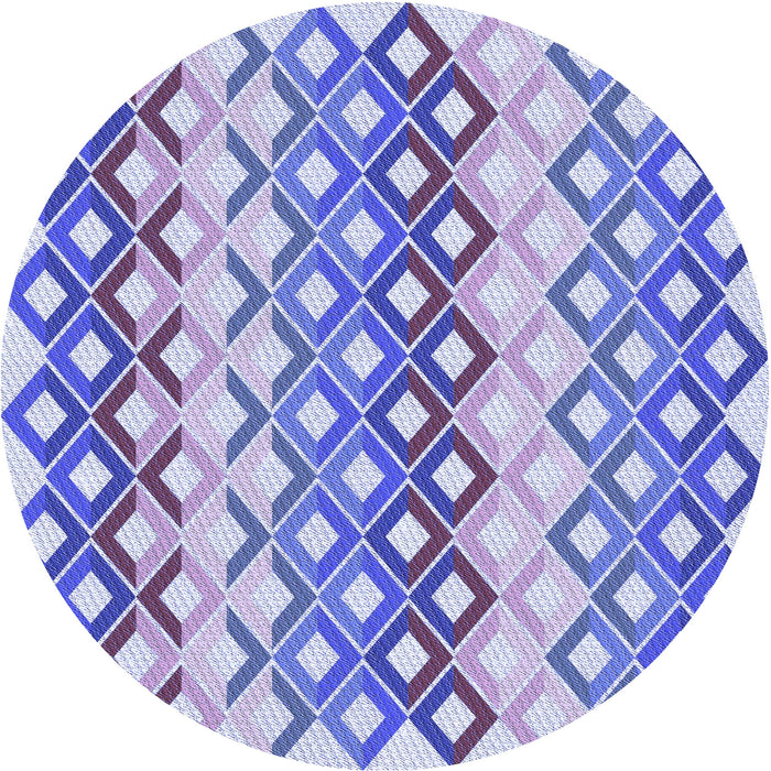 Square Machine Washable Transitional Periwinkle Purple Rug in a Living Room, wshpat2787blu