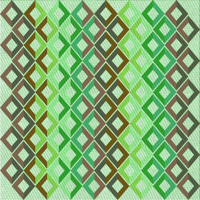 Round Patterned Olive Green Rug, pat2787grn