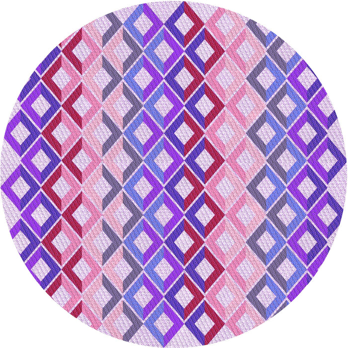Square Patterned Dark Orchid Purple Rug, pat2787pur