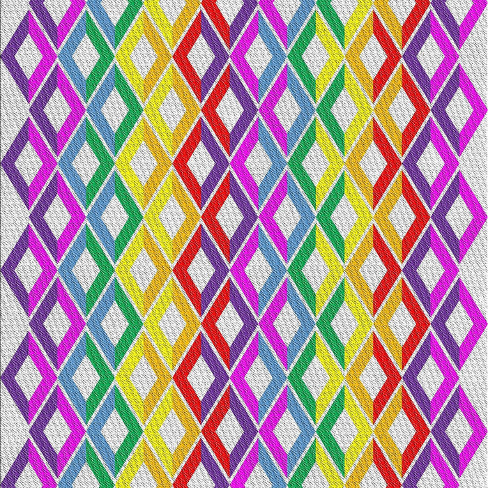 Patterned Pink Plum Purple Modern Rug, pat2787