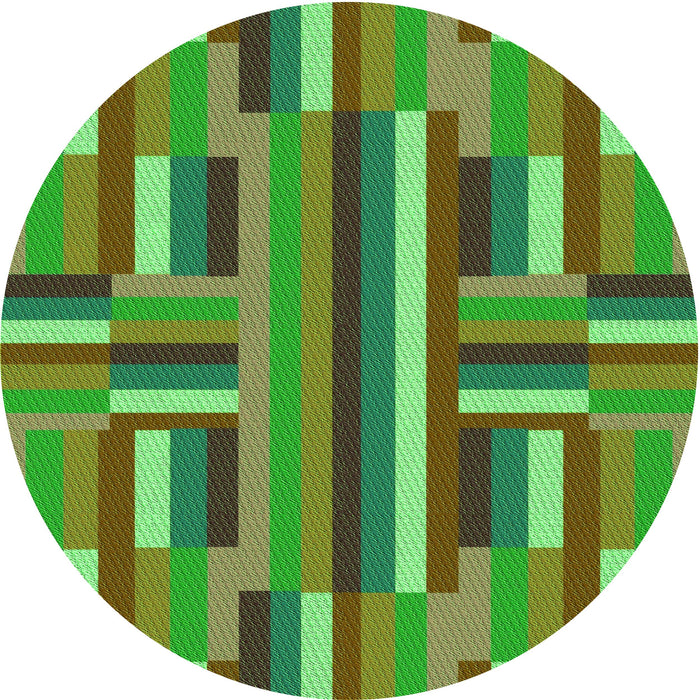 Square Machine Washable Transitional Antique Bronze Green Rug in a Living Room, wshpat2788grn