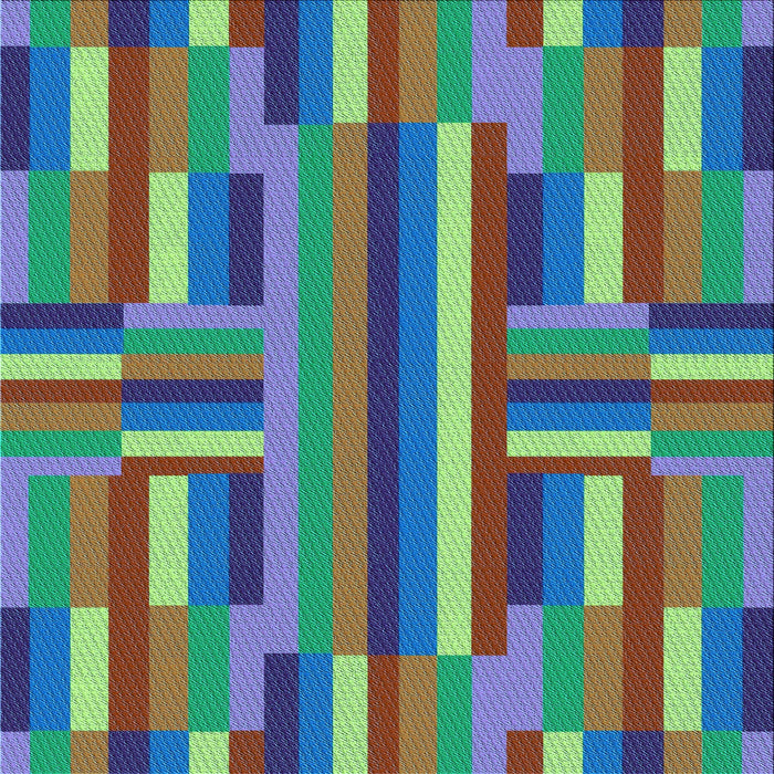 Round Patterned Emerald Green Rug, pat2788lblu