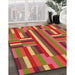 Machine Washable Transitional Red Rug in a Family Room, wshpat2788org