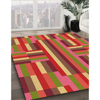 Patterned Red Rug, pat2788org