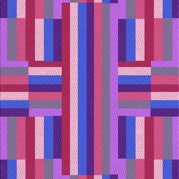 Machine Washable Transitional Medium Purple Rug, wshpat2788pur