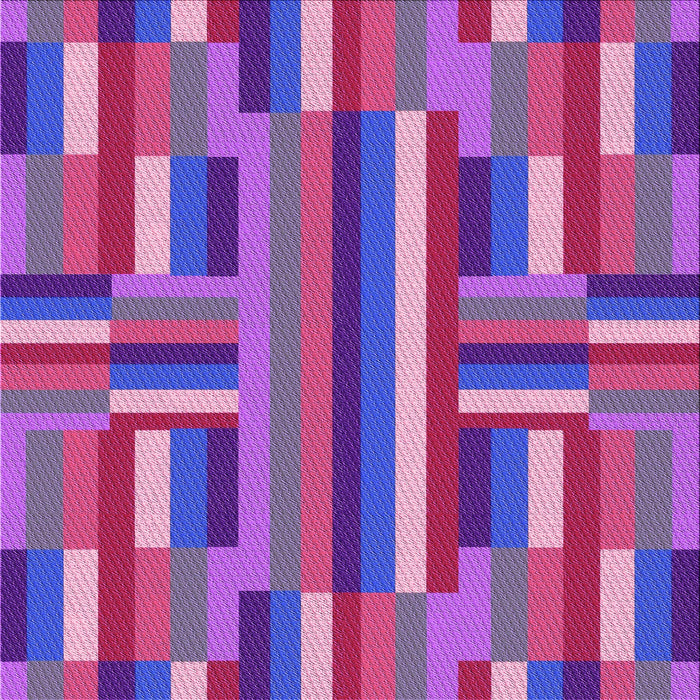 Round Patterned Medium Purple Rug, pat2788pur