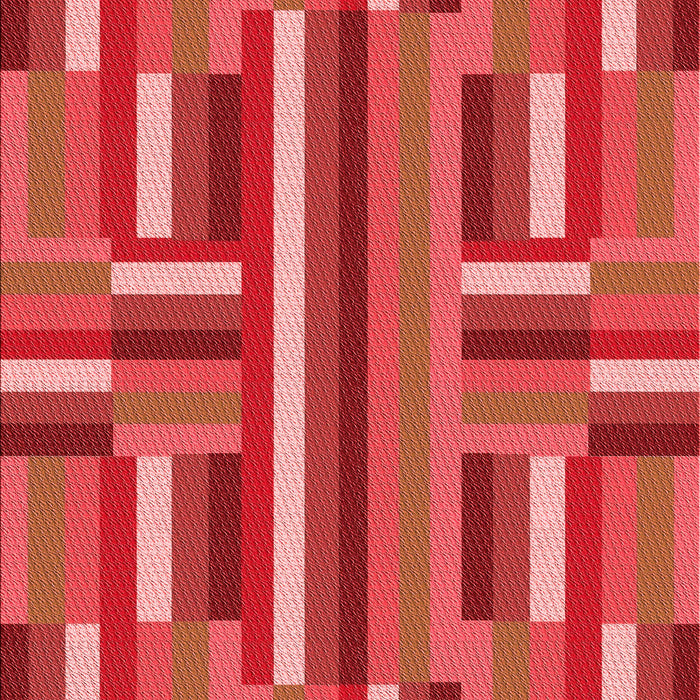 Patterned Red Rug, pat2788rd