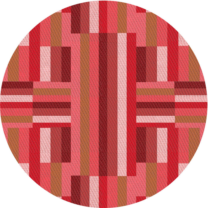 Square Machine Washable Transitional Red Rug in a Living Room, wshpat2788rd