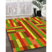 Machine Washable Transitional Pistachio Green Rug in a Family Room, wshpat2788yw