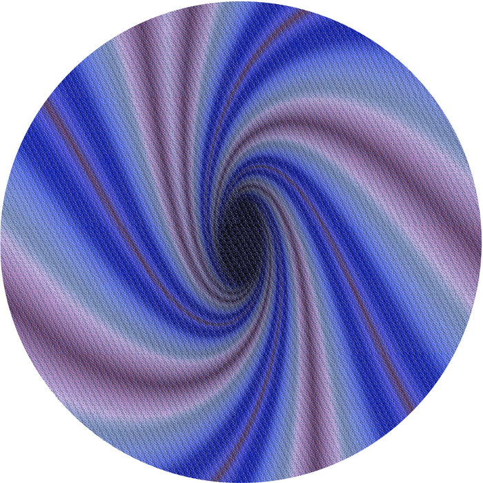 Square Patterned Light Slate Blue Rug, pat2789blu