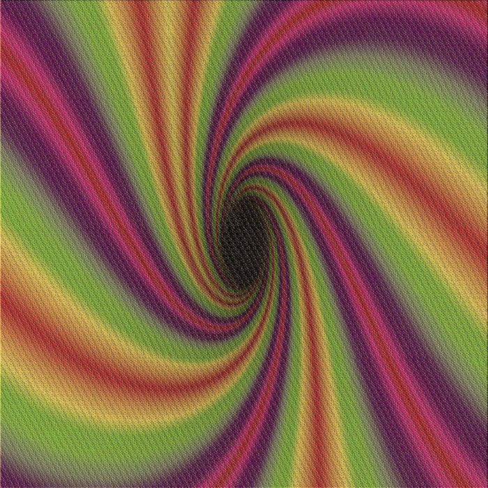 Round Patterned Dark Golden Brown Rug, pat2789brn