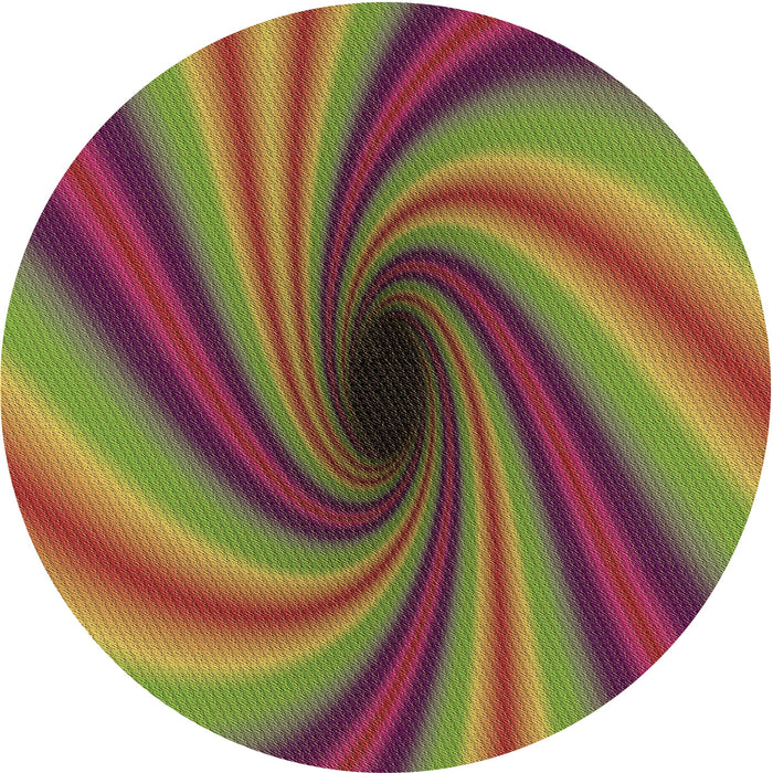 Square Patterned Dark Golden Brown Rug, pat2789brn