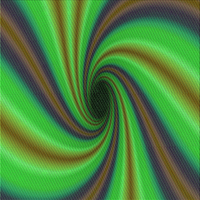 Round Patterned Lime Green Rug, pat2789grn