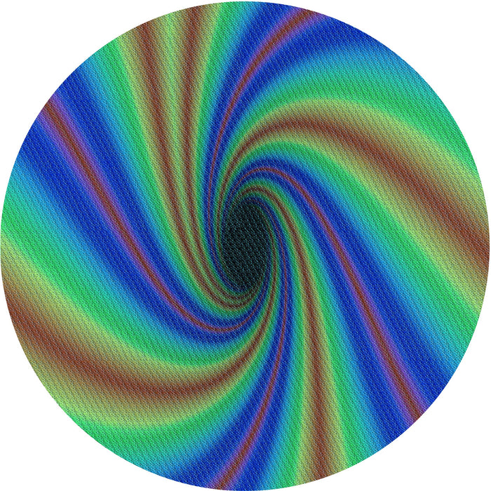 Square Patterned Deep Periwinkle Purple Rug, pat2789lblu