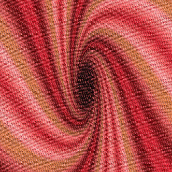 Patterned Bright Orange Rug, pat2789rd