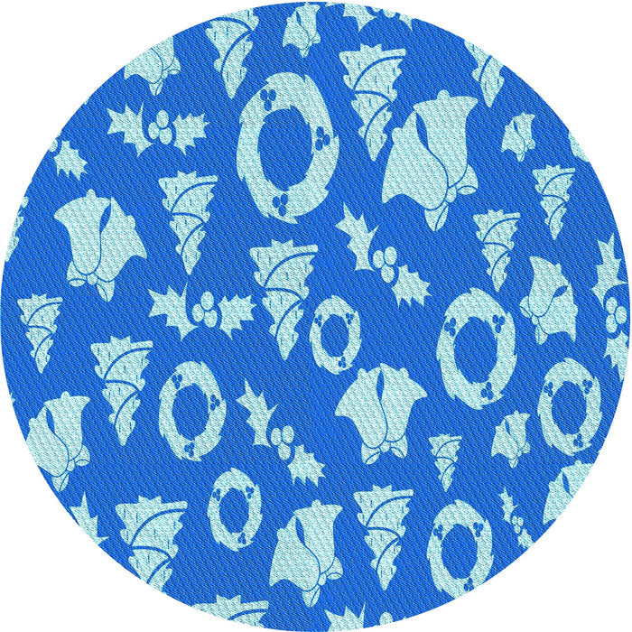 Square Machine Washable Transitional Blue Rug in a Living Room, wshpat279lblu