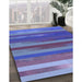 Patterned Amethyst Purple Rug in Family Room, pat2790blu