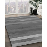 Patterned Carbon Gray Rug, pat2790gry