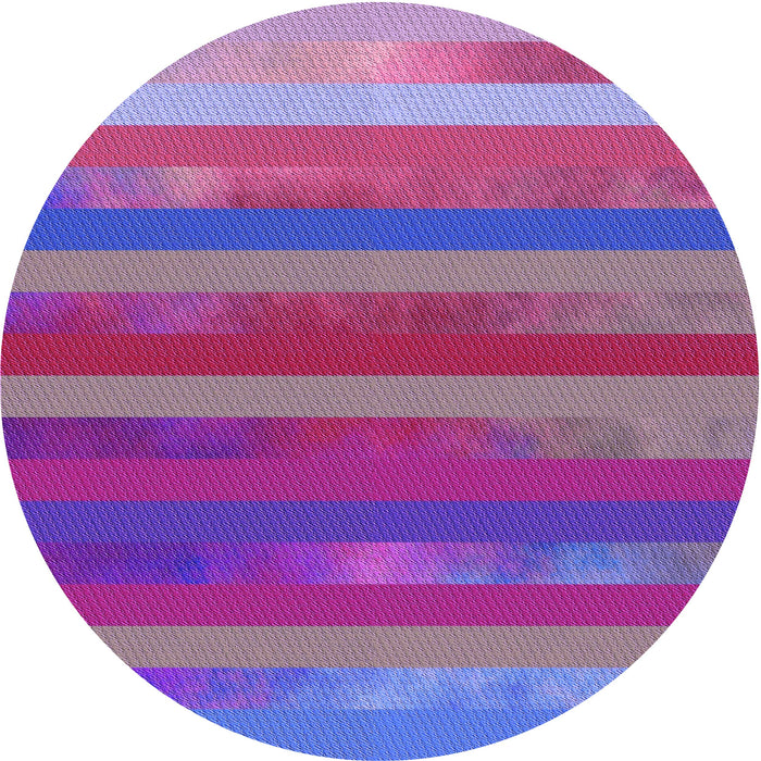 Square Machine Washable Transitional Medium Purple Rug in a Living Room, wshpat2790pur