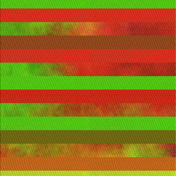 Patterned Green Rug, pat2790yw