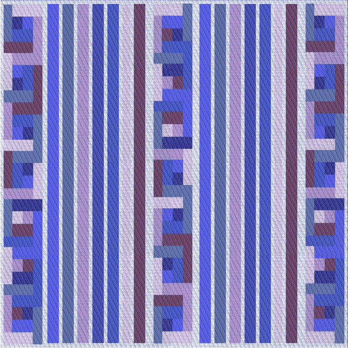 Round Machine Washable Transitional Blue Rug, wshpat2791blu