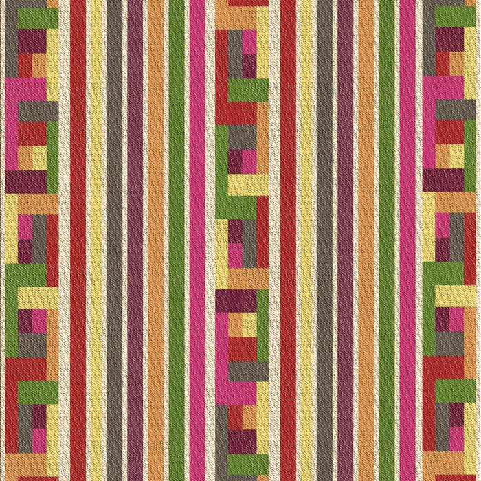 Patterned Metallic Gold Rug, pat2791brn