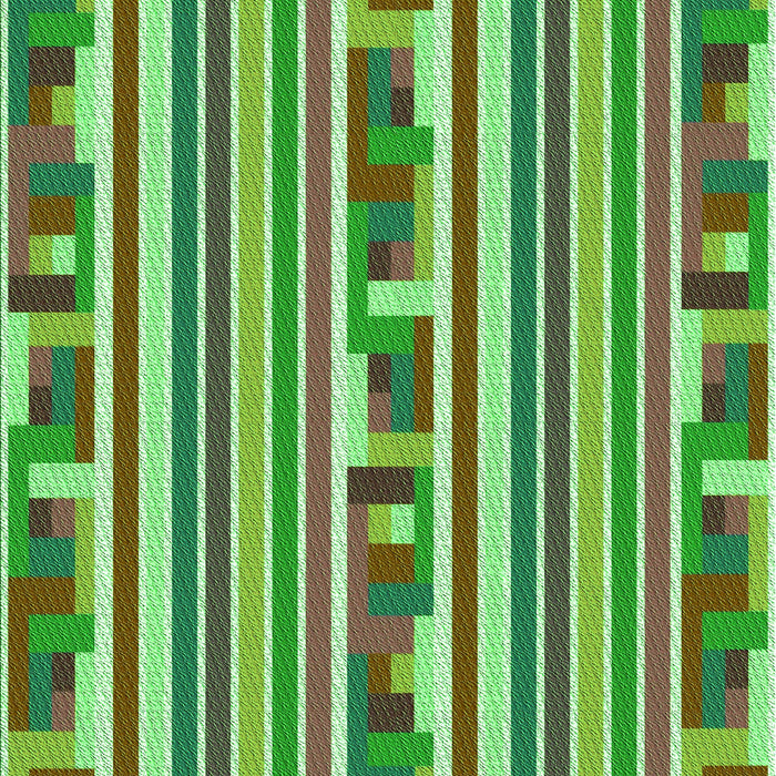 Patterned Fern Green Rug, pat2791grn