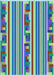 Machine Washable Transitional Deep Periwinkle Purple Rug, wshpat2791lblu