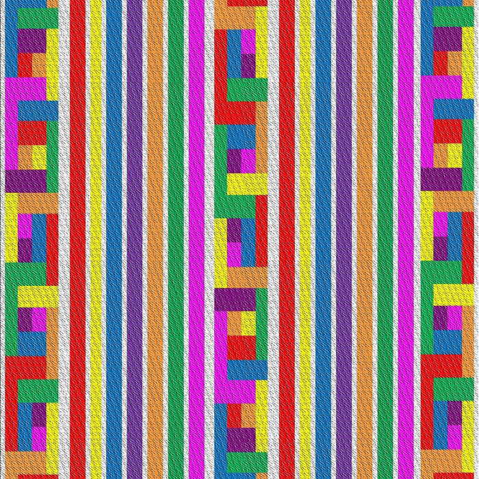 Patterned Green Modern Rug, pat2791