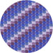 Square Patterned Amethyst Purple Rug, pat2792blu