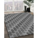 Patterned Gray Rug in Family Room, pat2792gry