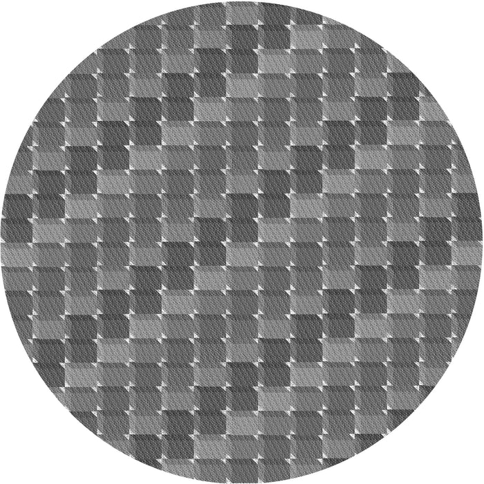 Square Patterned Gray Rug, pat2792gry