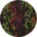 Square Patterned Black Brown Rug, pat2793brn