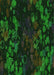 Patterned Green Rug, pat2793grn