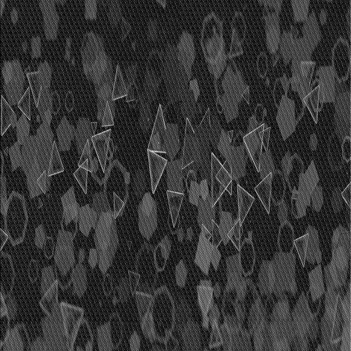 Patterned Midnight Gray Rug, pat2793gry