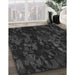 Patterned Midnight Gray Rug in Family Room, pat2793gry