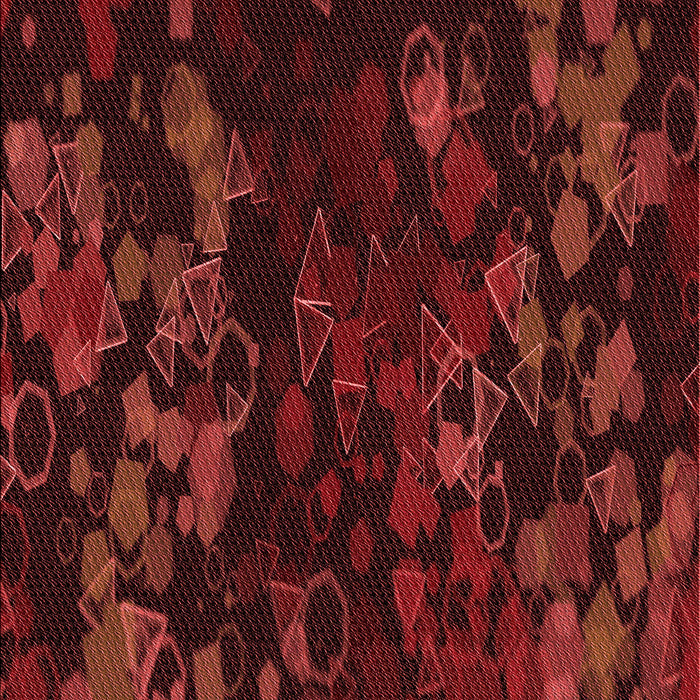Patterned Red Rug, pat2793rd