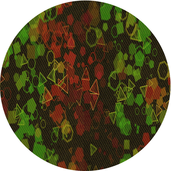 Square Machine Washable Transitional Black Brown Rug in a Living Room, wshpat2793yw