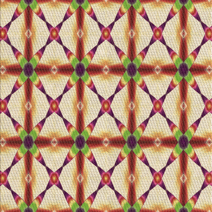 Patterned Red Rug, pat2794brn