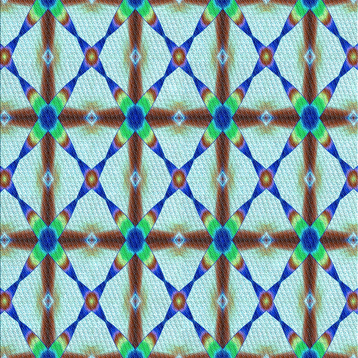 Patterned Aquamarine Green Rug, pat2794lblu