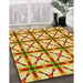 Machine Washable Transitional Orange Red Orange Rug in a Family Room, wshpat2794yw