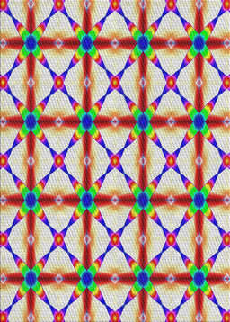 Patterned Pink Novelty Rug, pat2794