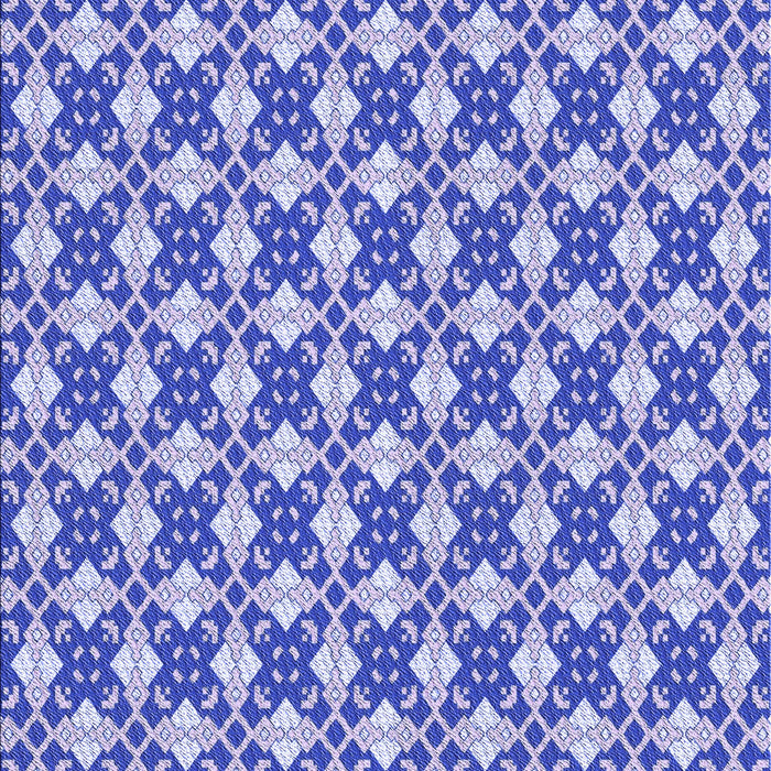 Patterned Blue Orchid Blue Rug, pat2795blu