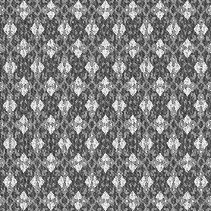 Machine Washable Transitional Dark Gray Rug, wshpat2795gry