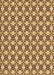 Patterned Saddle Brown Rug, pat2795org